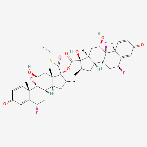 220589-37-7 Fluticasone Dimer Impurity chemical structure