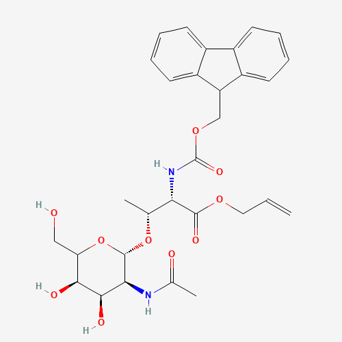 301843-65-2 N-Fmoc-O-[2-acetamido-2-deoxy-a-D-galactopyranosyl]-L-threonine Allyl Ester chemical structure