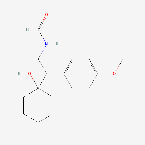 272788-07-5 N-Formyl-1-(2-amino-1-(4-methoxyphenyl)ethyl)cyclohexanol chemical structure