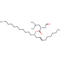 130676-63-0 N-Formyl-L-leucine [S-(E)]-1-(2-Nonenyl)dodecyl Ester chemical structure