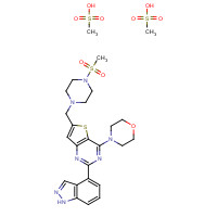 957054-33-0 GDC-0941 Bimesylate chemical structure