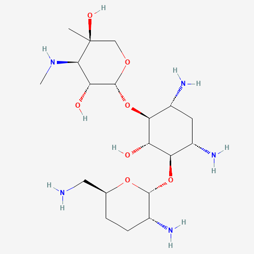 26098-04-4 Gentamicin C1a Pentaacetate Salt chemical structure
