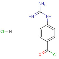 7035-79-2 4-Guanidinobenzoyl Chloride, Hydrochloride chemical structure