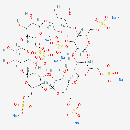 197587-31-8 Heptakis(6-O-sulfo)-b-cyclodextrin Heptasodium Salt chemical structure