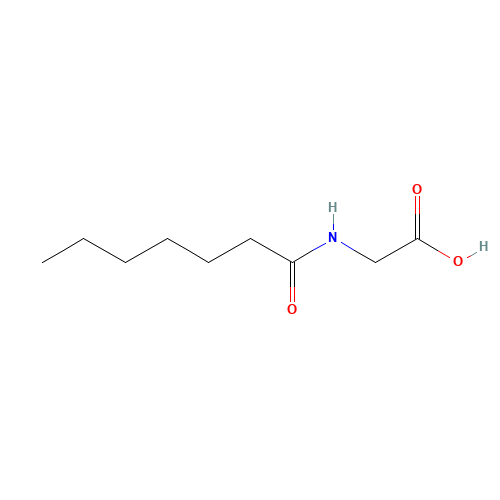 23783-23-5 N-Heptanoylglycine chemical structure