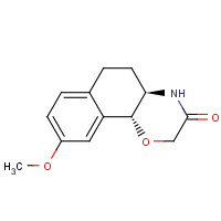 153153-60-7 (+)-3,4,4a,5,6,10b-Hexahydro-9-methoxy-2H-naphtho[1,2-b][1,4]oxazin-3-one chemical structure