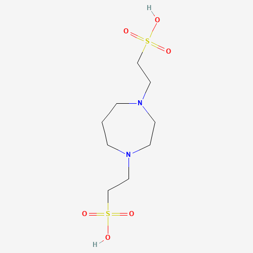 202185-84-0 Homopiperazine-N,N'-bis-[2-(ethanesulfonic acid)] chemical structure