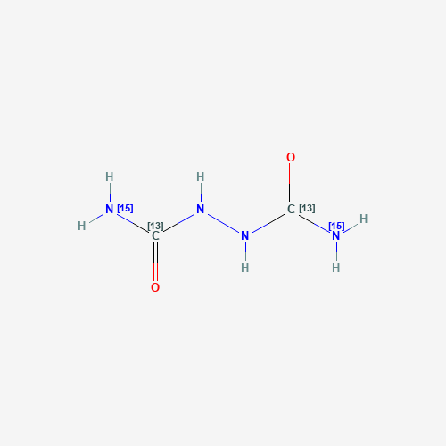 1189730-21-9 1,2-Hydrazinedicarboxamide-13C2,15N2 chemical structure