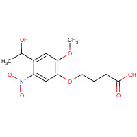 175281-76-2 4-[4-(1-Hydroxyethyl)-2-methoxy-5-nitrophenoxy]butanoic Acid chemical structure