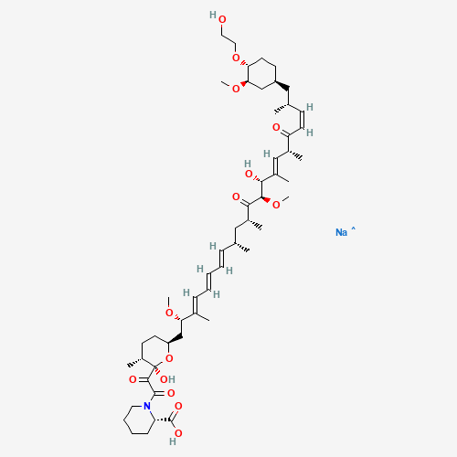 220127-31-1 (19Z)-seco-[4-O-(2-Hydroxyethyl)] Rapamycin Sodium Salt chemical structure