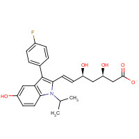 150767-71-8 5-Hydroxy Fluvastatin Sodium Salt chemical structure