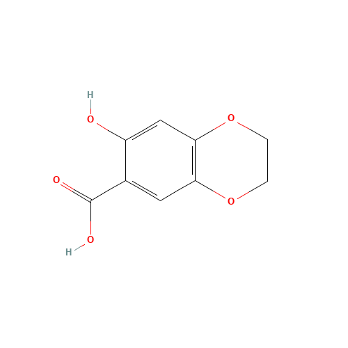 197584-99-9 7-Hydroxy-1,4-benzodioxan-6-carboxylic Acid chemical structure