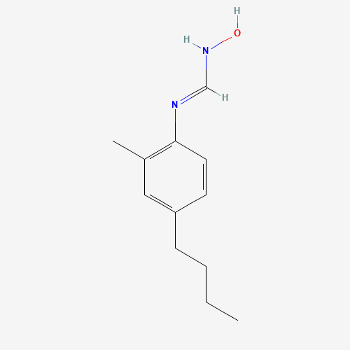 339068-25-6 N-Hydroxy-N'-(4-butyl-2-methylphenyl)formamidine chemical structure