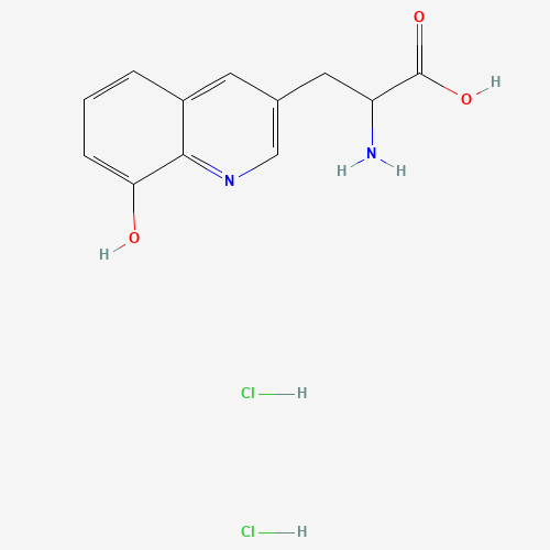 1123191-88-7 rac (8-Hydroxyquinolin-3-yl)alanine chemical structure
