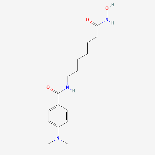 251456-60-7 N-Hydroxy-7-(4-dimethylaminobenzoyl)aminoheptanamide chemical structure