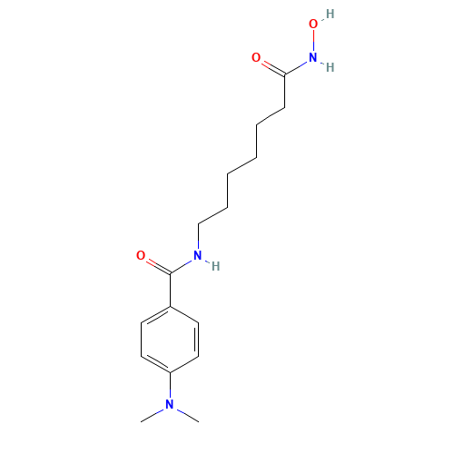 251456-60-7 N-Hydroxy-7-(4-dimethylaminobenzoyl)aminoheptanamide chemical structure