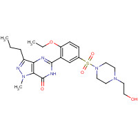 139755-85-4 Hydroxyhomo Sildenafil chemical structure