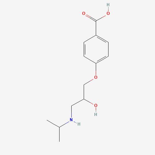 72570-70-8 4-(2-Hydroxy-3-isopropylaminopropoxy)benzoic Acid chemical structure