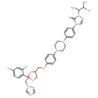 112559-91-8 Hydroxy Itraconazole chemical structure