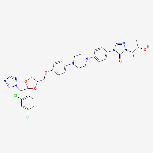 112559-91-8 Hydroxy Itraconazole chemical structure