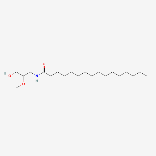 112988-96-2 (±)-N-(3-Hydroxy-2-methoxypropyl)-hexadecanamide chemical structure