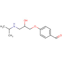 29122-74-5 4-[2-Hydroxy-3-[(1-methylethyl)amino]propoxy]benzaldehyde chemical structure
