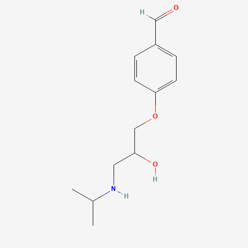 29122-74-5 4-[2-Hydroxy-3-[(1-methylethyl)amino]propoxy]benzaldehyde chemical structure