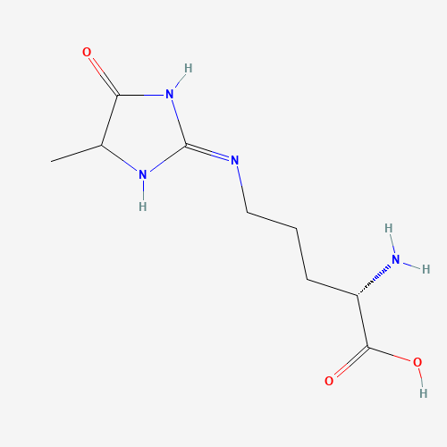 149204-50-2 N5-(5-Hydro-5-methyl-4-imidazolon-2-yl) L-Ornithine chemical structure