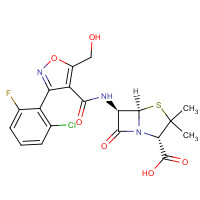 75524-31-1 5-Hydroxymethyl Flucloxacillin chemical structure