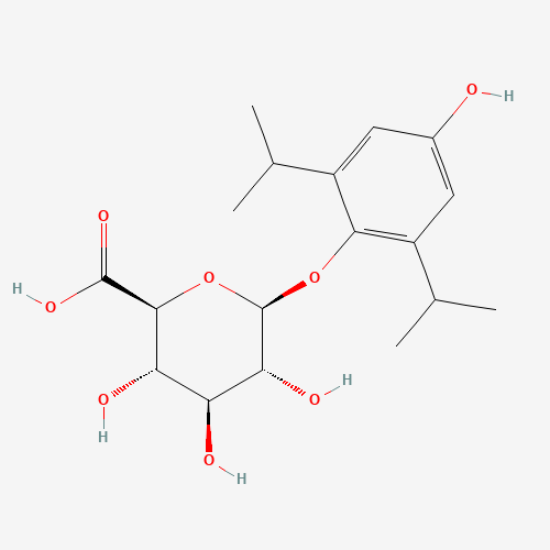 114991-25-2 4-Hydroxy Propofol 1-O-b-D-Glucuronide chemical structure