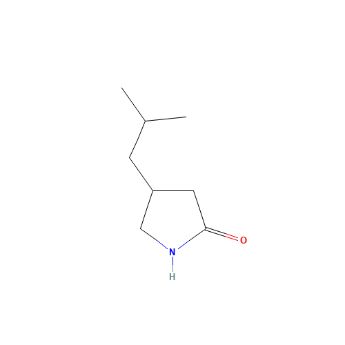 61312-87-6 4-Isobutyl-2-pyrrolidinone (pregabalin lactam impurity) chemical structure