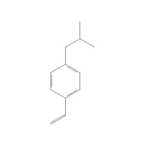 63444-56-4 p-Isobutylstyrene chemical structure