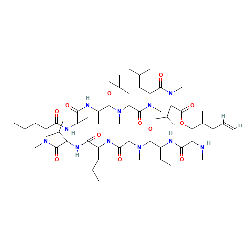 59865-16-6 Iso Cyclosporin A chemical structure