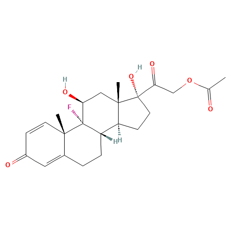 338-98-7 Isoflupredone Acetate chemical structure