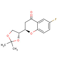 797054-18-3 (1'R,2R)-2-[(1',2'-O-Isopropylidene)dihydroxyethyl]-6-fluorochroman-4-one chemical structure