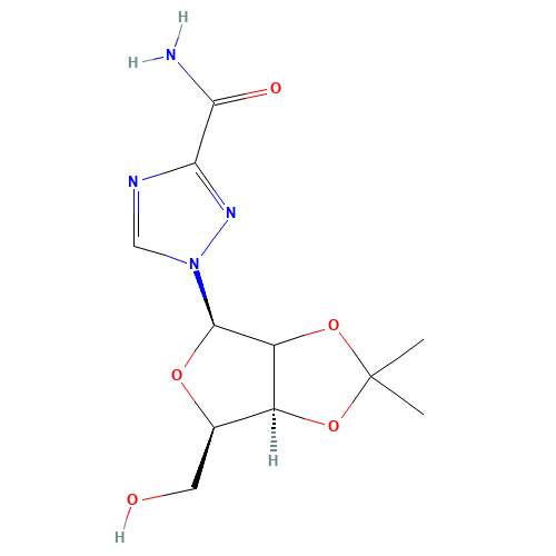 52663-90-8 2',3'-Isopropylidene Ribavirin chemical structure