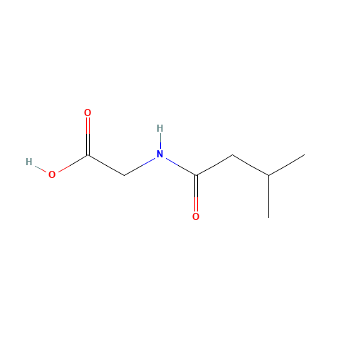 16284-60-9 N-Iso Valerylglycine chemical structure