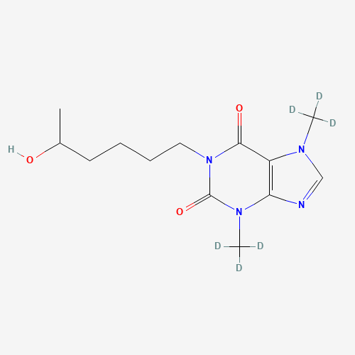 1185995-26-9 (+/-)-Lisofylline-d6 chemical structure