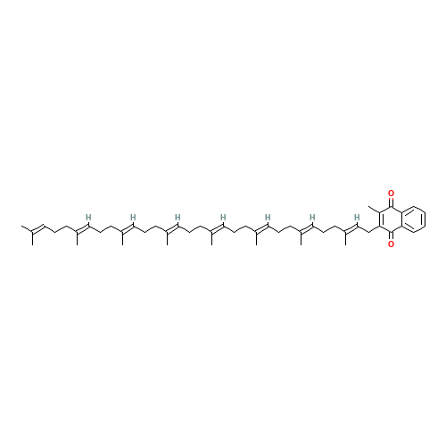 523-38-6 Menaquinone 8 chemical structure