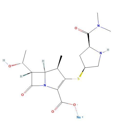 211238-34-5 Meropenem Sodium Salt chemical structure