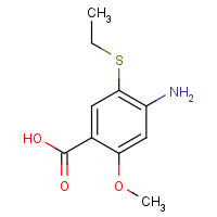 71675-86-0 2-Methoxy-4-amino-5-ethylthiobenzoic Acid chemical structure