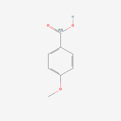 69838-89-7 4-Methoxy-[7-13C]-benzoic Acid chemical structure