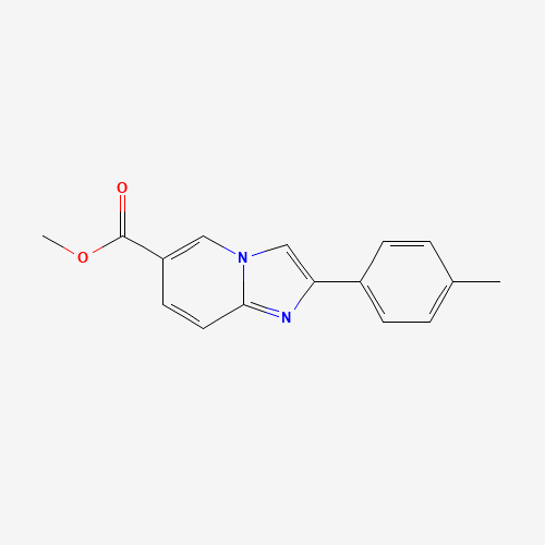 917252-78-9 6-(Methoxycarbonyl)-2-(4-methylphenyl)imidazo[1,2-a]pyridine chemical structure