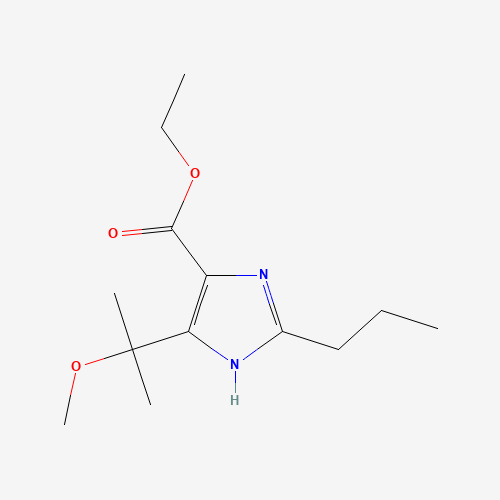 1092980-84-1 4-(1-Methoxy-1-methylethyl)-2-propyl-1H-imidazole-5-carboxylic Acid Ethyl Ester chemical structure