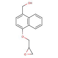 14133-78-9 2-[[(4-Methoxy-1-naphthalenyl)oxy]methyl]oxirane chemical structure