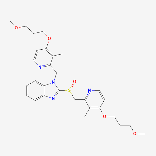 935260-92-7 N-[[4-(3-Methoxypropoxy)-3-methyl-2-pyridinyl]methyl] Rabeprazole chemical structure