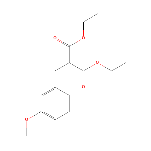 61227-48-3 2-[(3-Methoxyphenyl)methyl]-propanedioic Acid 1,3-Diethyl Ester chemical structure