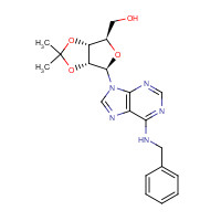 78188-38-2 2',3'-O-(1-Methylethylidene)-N-(phenylmethyl)adenosine chemical structure