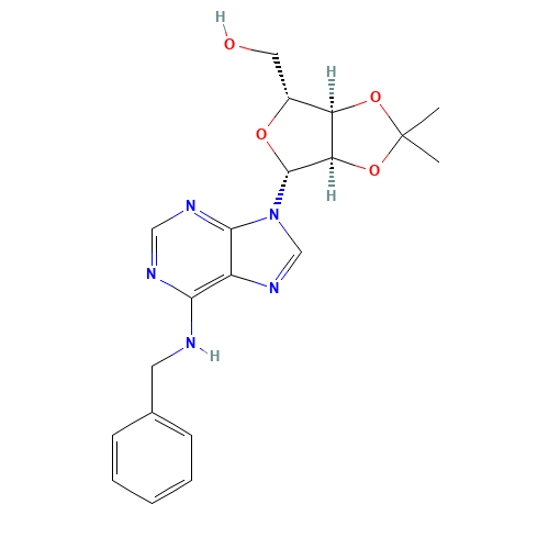 78188-38-2 2',3'-O-(1-Methylethylidene)-N-(phenylmethyl)adenosine chemical structure