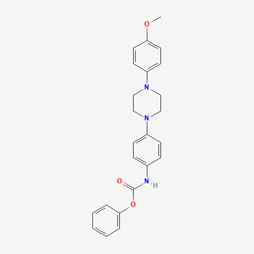 74853-06-8 4-{[4-(4-Methyloxy-phenyl)-piperazin-1-yl]-phenyl}-carbamic Acid Phenyl Ester chemical structure